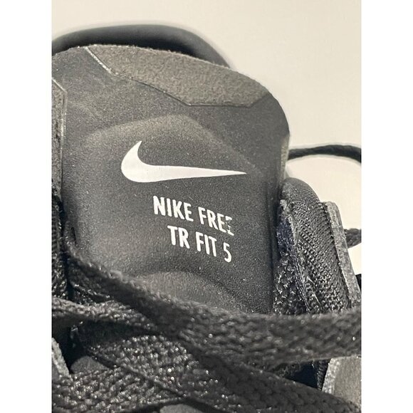 NIKE FREE RUN SHOES WOMEN SIZE 11 TR FIT 5 LOW TOP BLACK 704674-001 - Picture 5 of 8